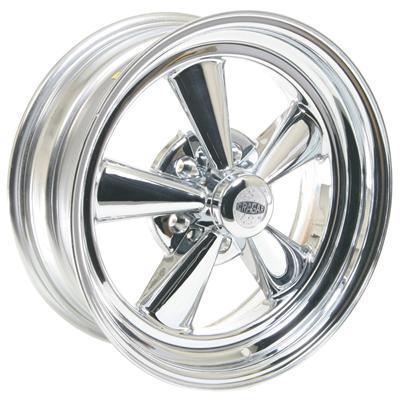 Cragar 08/61 s/s super sport chrome wheel 17"x7" 5x4.75" bc set of 4