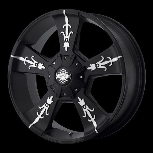 F150 dodge ram chevy tahoe yukon tahoe rims 20" kmc 668