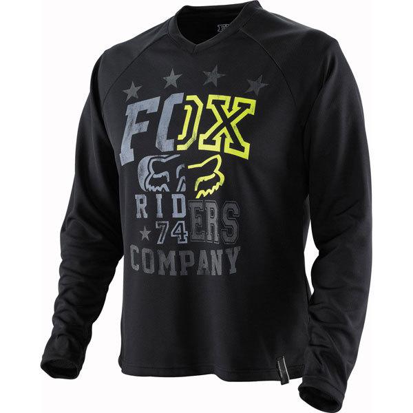 Black/yellow l fox racing hc switch zoom women's jersey 2013 model