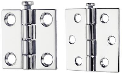 Perko 0952dp2chr hinge butt 1-1/2in x 1-1/2in 1