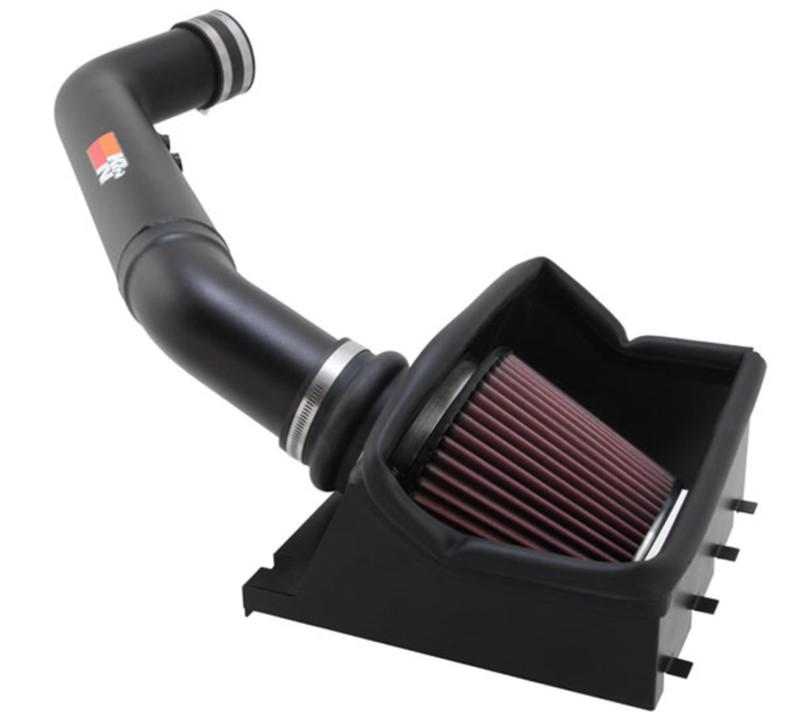 K&n filters 77-2582ktk - performance intake kit; textured black