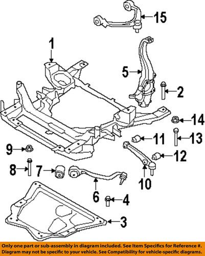 Bmw oem 33306773792 front suspension-bushing bolt