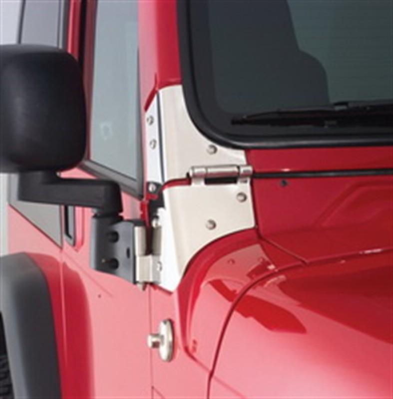 Smittybilt 7493 windshield hinge 97-06 tj wrangler