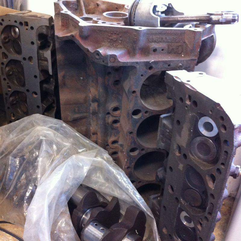 327 chevy motor all original bore