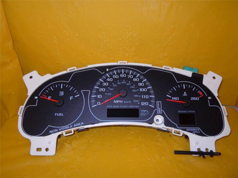 00 01 02 03 04 05 impala speedometer instrument cluster panel gauges 118,574