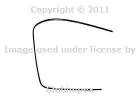 Porsche 911 930 windshield moulding black left front oem + 1 year warranty