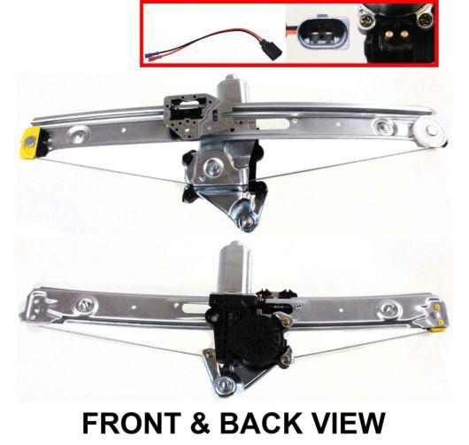 Bmw e46 323i 325i 328i 330i window regulator w/ motor rear rh passenger side