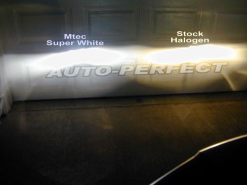 Authentic mtec h8 super white hid headlight bulbs