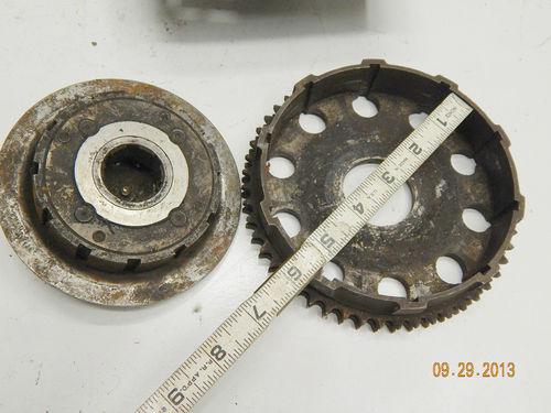 Clutch hub basket center triumph tiger cub 250 motorcycle bsa b20 tr25 chain whe