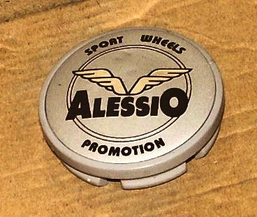 Alessio wheels silver custom wheel center cap (1)