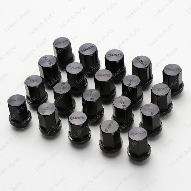 Rays 35mm wheels lock lug nuts 12x1.5 fit for honda civic acorn rim forged dura 