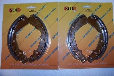 Front brake shoes fit suzuki 91-01 ltf lt-f 300 4x4 king quad 92 93 94 95 97 99