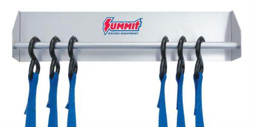 Summit ratchet strap hanger wall mount aluminum natural 17" l 4.5" h 3" d ea