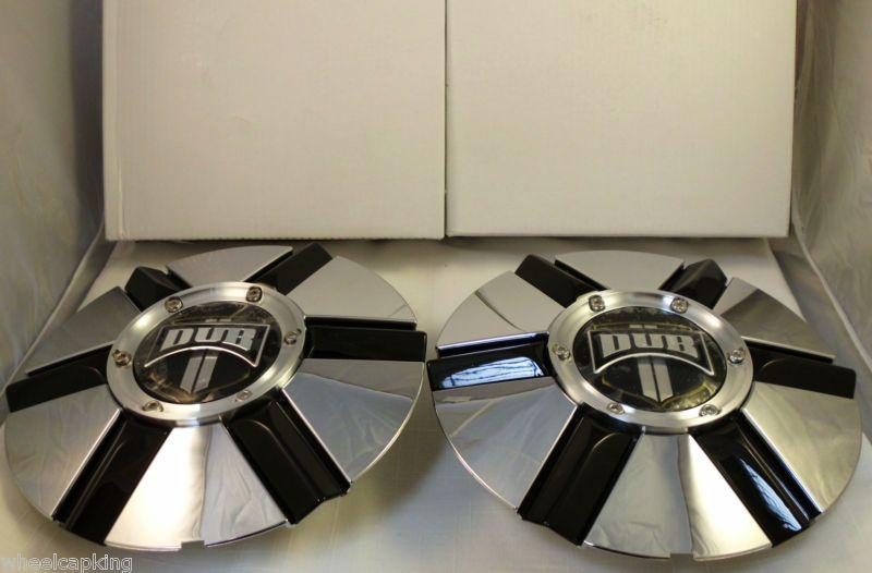 Dub wheels big homie chrome custom wheel center cap caps set of 4 # 3810-10 new!