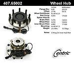 Centric parts 407.65002 front hub assembly