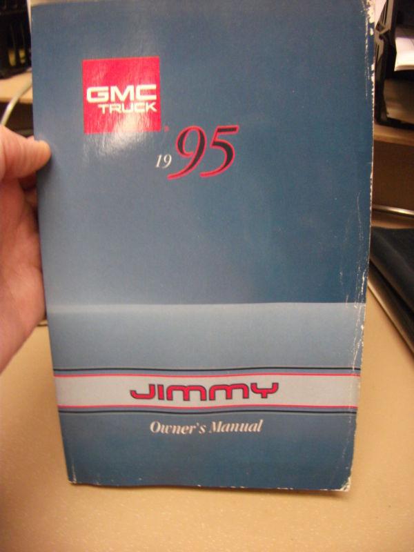 95 gmc jimmy owners manual handbook