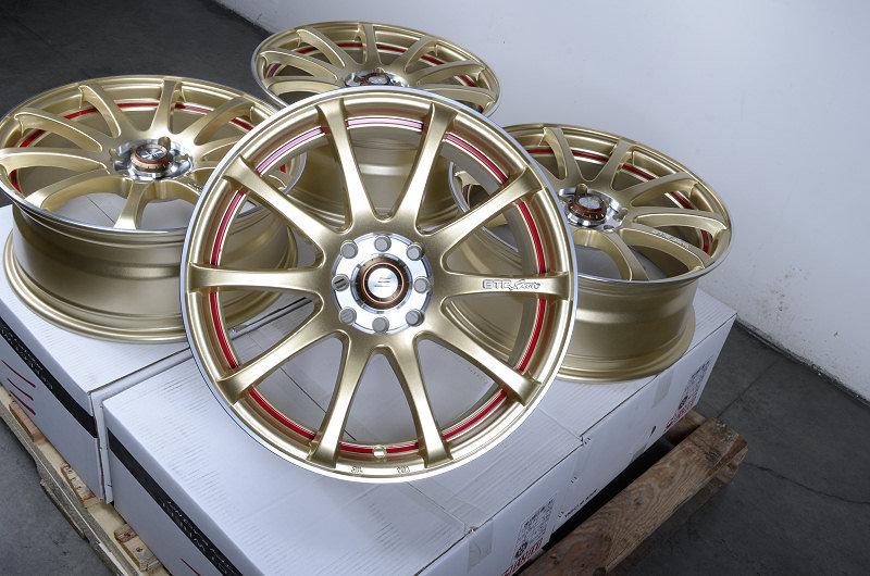 17" 4x100 4x114.3 wheels rims integra escort honda accord civic miata corolla