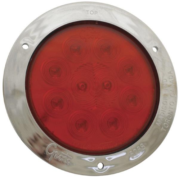 Grote 53302 - supernova® 4" 10-diode pattern led stop / tail / turn lamp