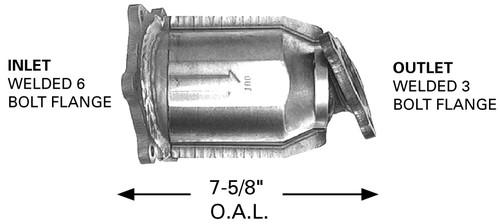 Catco 1041 exhaust system parts-catalytic converter