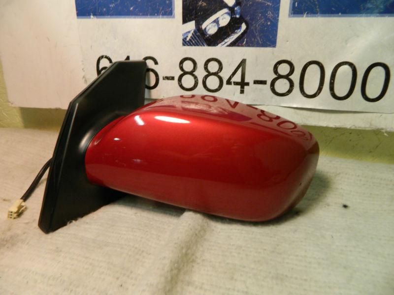 Toyota corolla 2003-2008 left/driver side oem power side mirror!!!!! impulse red