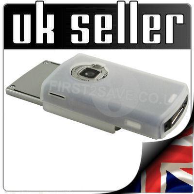 New ice white silicone case skin cover for nokia n80 seller