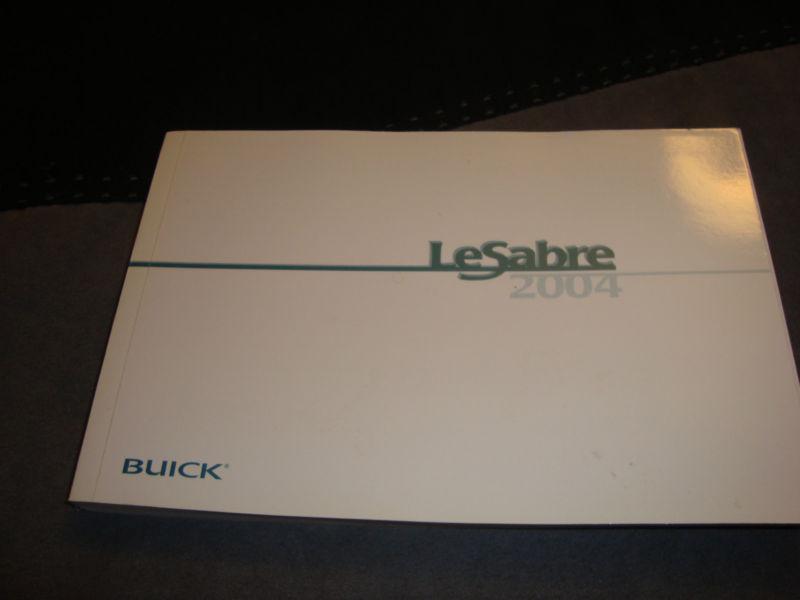 2004 buick le sabre owner's manual