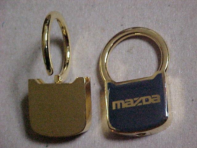 Brass mazda key chain