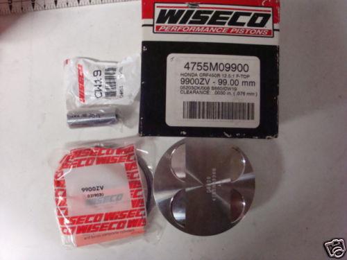 Honda nos piston kit crf450r wiseco 4755m09900 crf450x 450x 450r