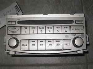 05-07 toyota avalon 6 disc cd player radio fujitsu 11806 oem lkq