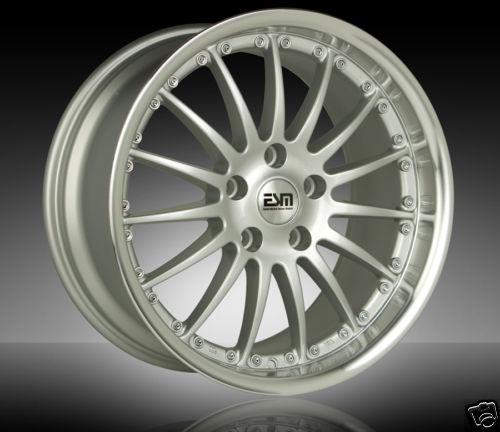 18x9 18" wheels 5x120 esm style 005 bmw 3 series 325i 330i