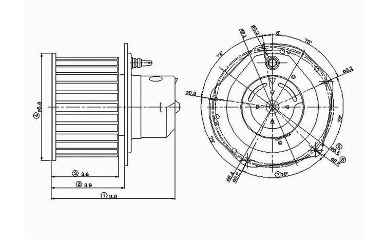 Replacement blower motor chevy tahoe blazer gmc yukon cadillac escalade 88890696