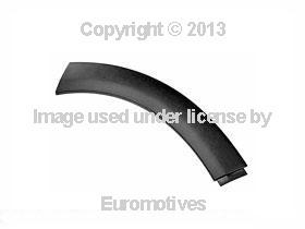 Bmw mini r50 r52 r53 wheel arch trim fender front left (black) genuine moulding