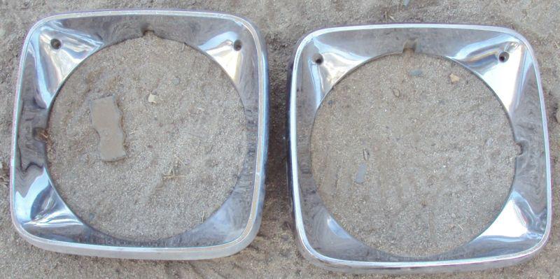 1973 1974 1975 chevy monte carlo headlight bezels