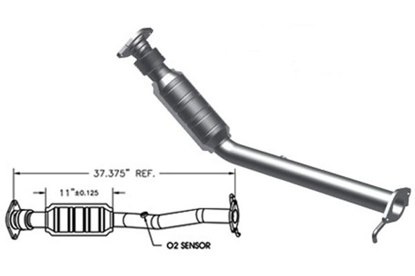 Magnaflow catalytic converters - 49 state legal - 24205