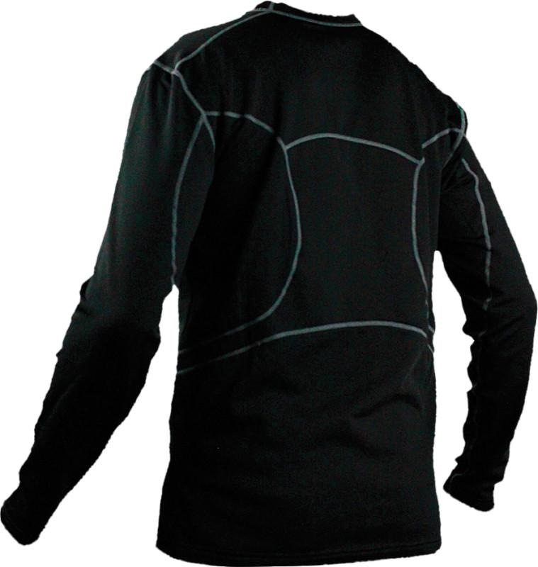 Venture battery operated heated base layer womens top black medium