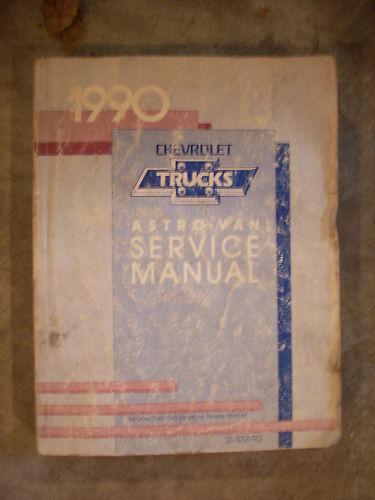 1990 90 chevy chevrolet astro van minivan service shop repair book manual