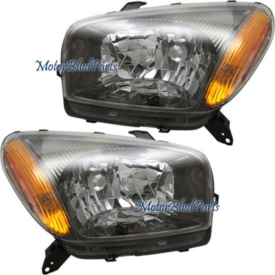 01-03 rav4 w/sport pkg headlamps headlights right+left