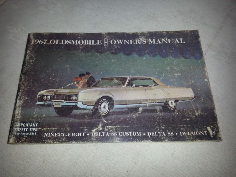 1967 oldsmobile 98, delta 88 factory original owners manual w owner protection