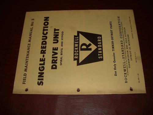 Rockwell axle service manual heavy  semi eaton