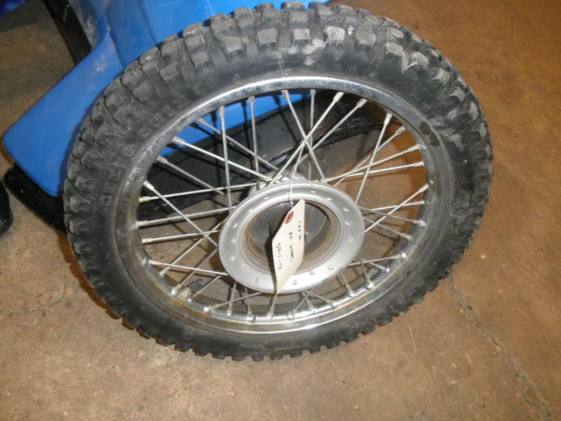 2004 honda crf70  front wheel good tire  