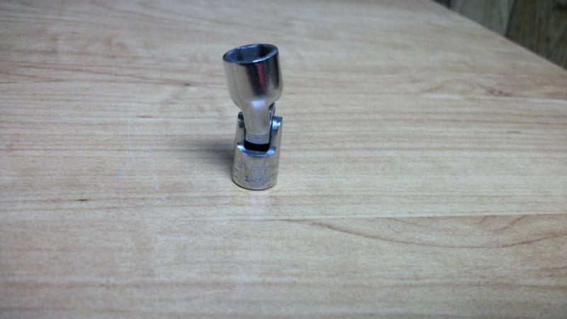 Snap on universal socket 3/8" flex 1/4 drive chrome 6 point