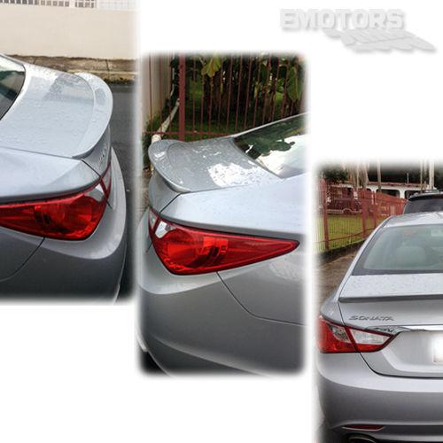 Painted yf sonata 4d sedan rear trunk spoiler wing 2013 new Ω