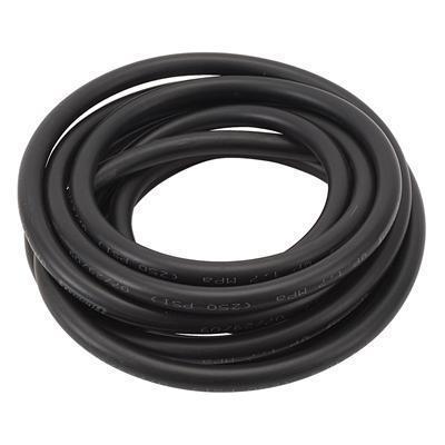 Two (2) russell 634153 hose twist-lok rubber black -6 an 15 ft. length