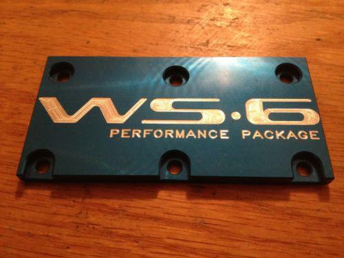 Ws6 tpi lt1 throttle body plate trans am firebird blue cutout