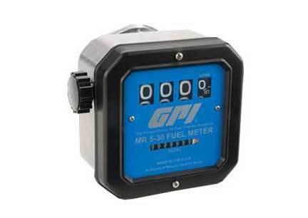 Gpi mr 5-30-l8n mechanical fuel meter w/ 1in bspp thread inlet/outlet -litres