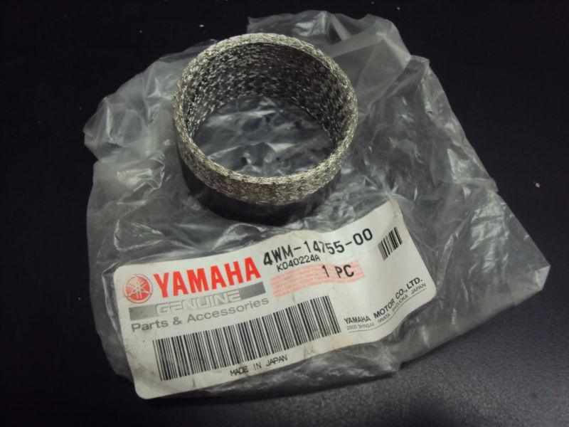 Yamaha, pn 4wm-14755-00-00 gasket, silencer, exhaust,2004-09 xv1700/yfm350 model