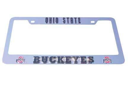 Collegiate license plate frames