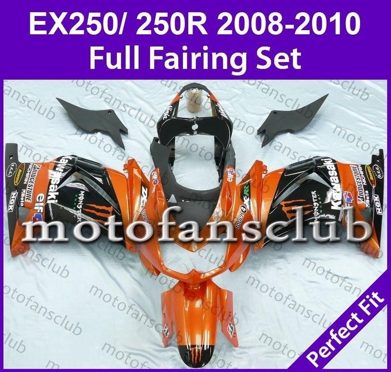 Fit kawasaki 08 09 10 ex 250 250r ninja 2008 2009 2010 fairing bodywork #03 c