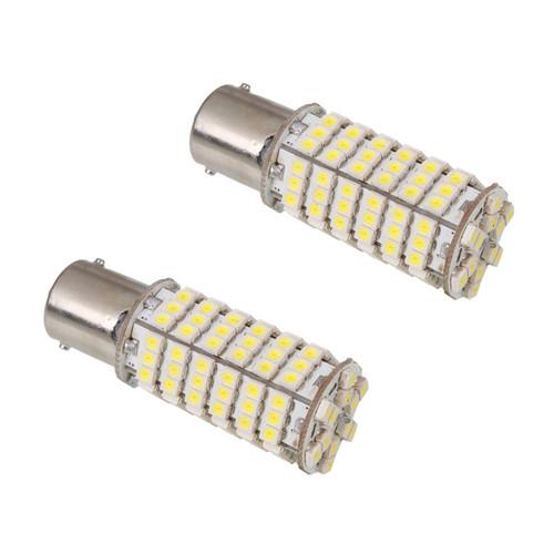 2 x car 1156 ba15s 120 led 3528 smd pure fog head light lamp bulb dc 12v white