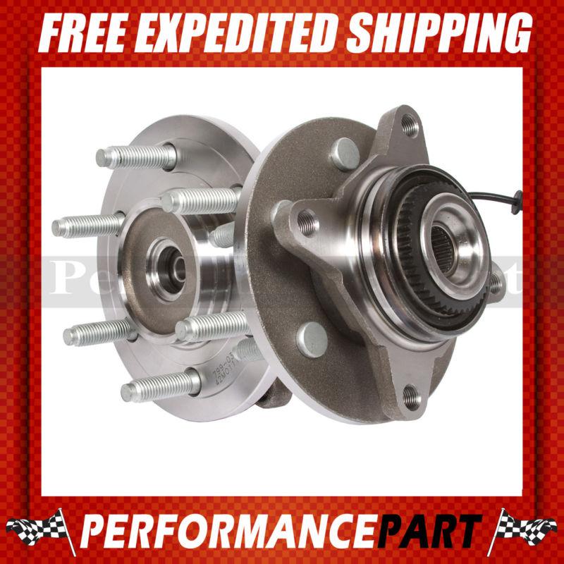 2 new gmb front left and right wheel hub bearing assembly pair w/ abs 799-0301